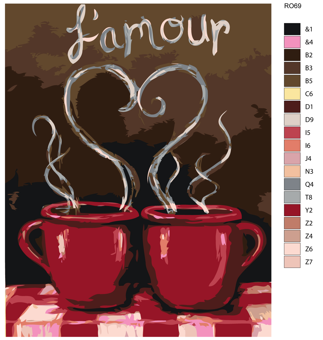 

Картина по номерам, Живопись по номерам, 80 х 100, RO69, RO69