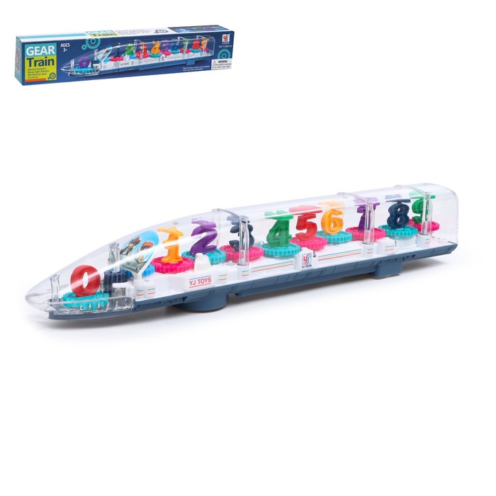 

Поезд «Шестерёнки», свет и звук, работает от батареек