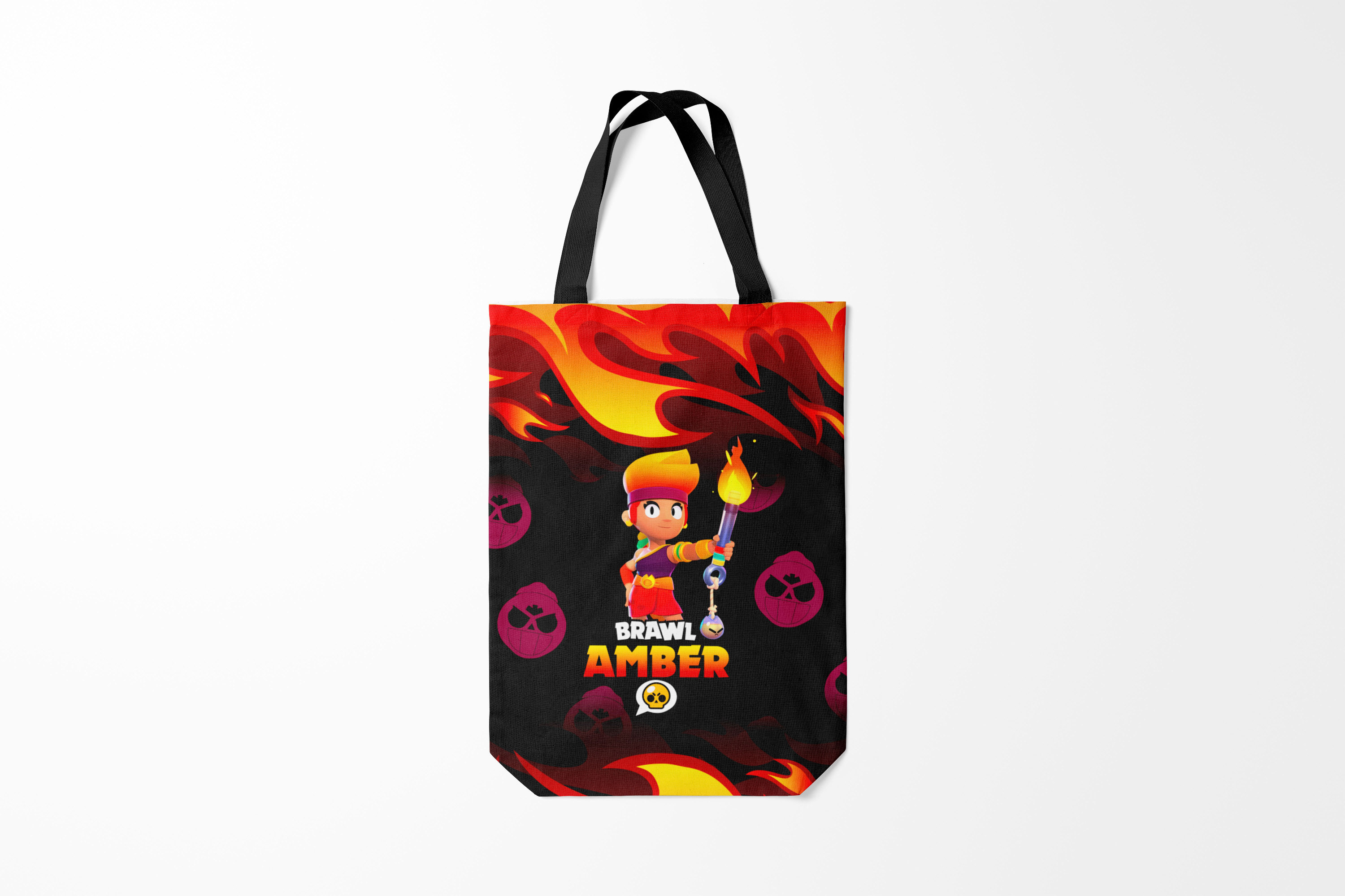 

Сумка шoппер унисекс Burnettie Brawl Stars AMBER.,, Brawl Stars AMBER.