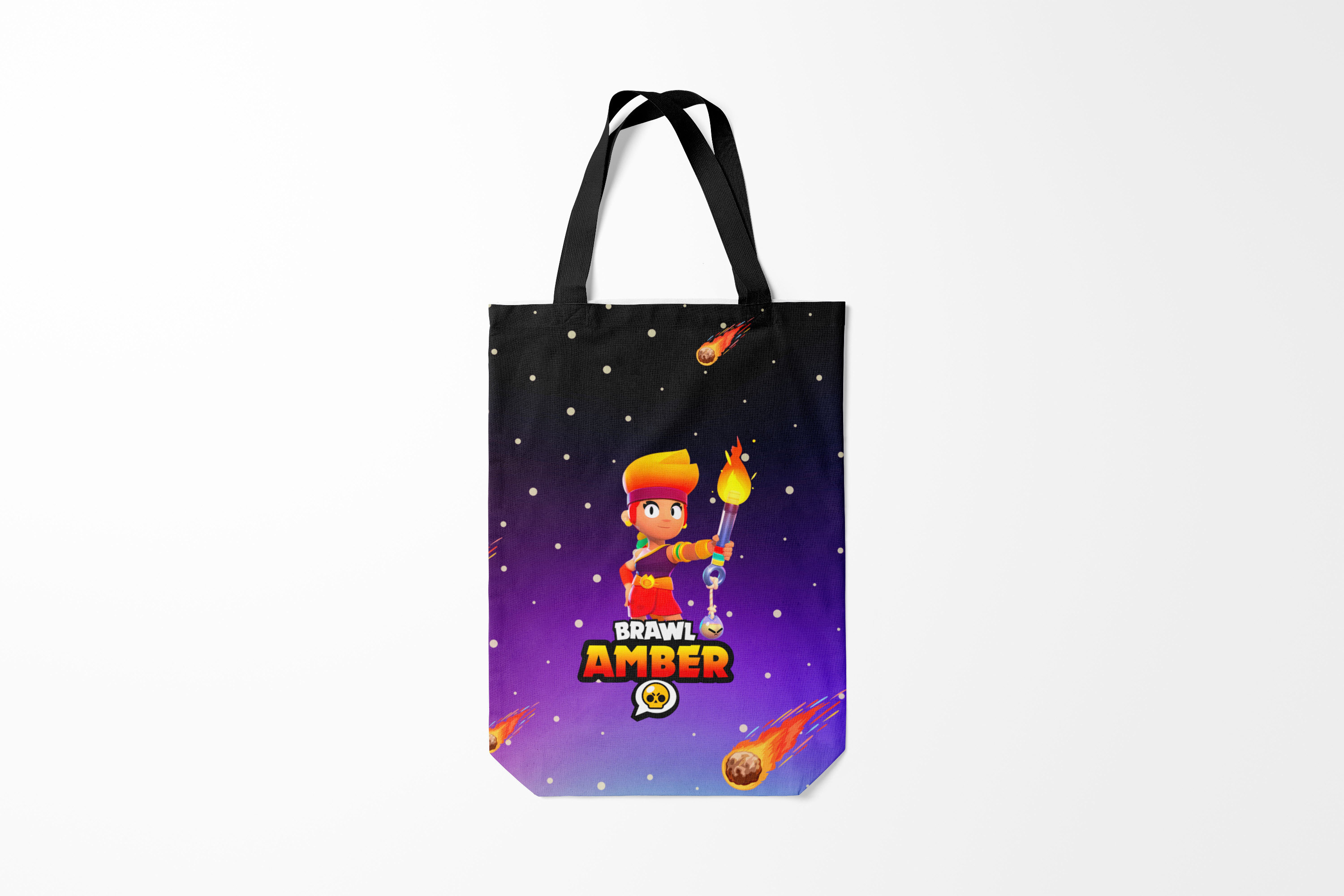 

Сумка шoппер унисекс Burnettie Brawl Stars AMBER.,, Brawl Stars AMBER.