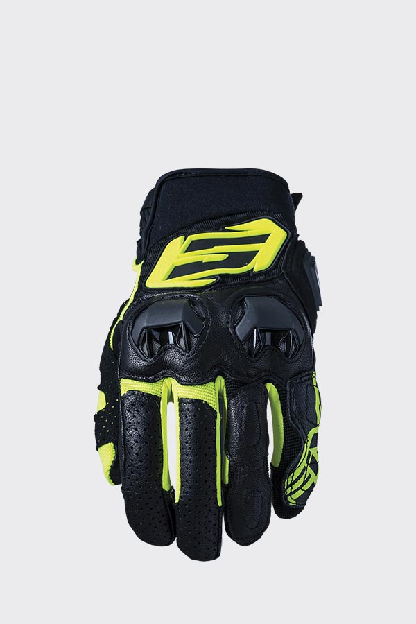 Перчатки Five SF3 BLACK/FLUO YELLOW 8/S