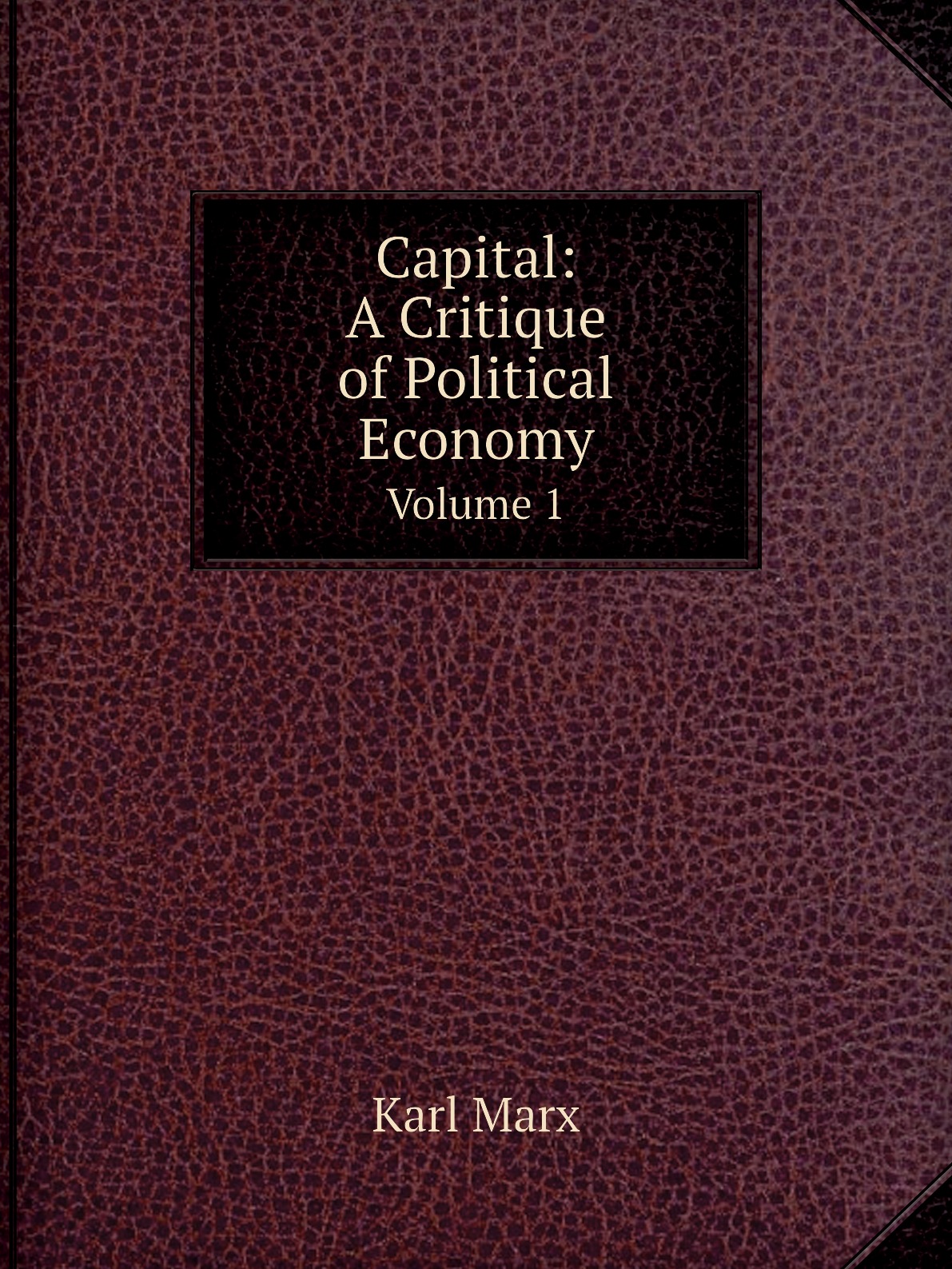 

Capital: A Critique of Political Economy