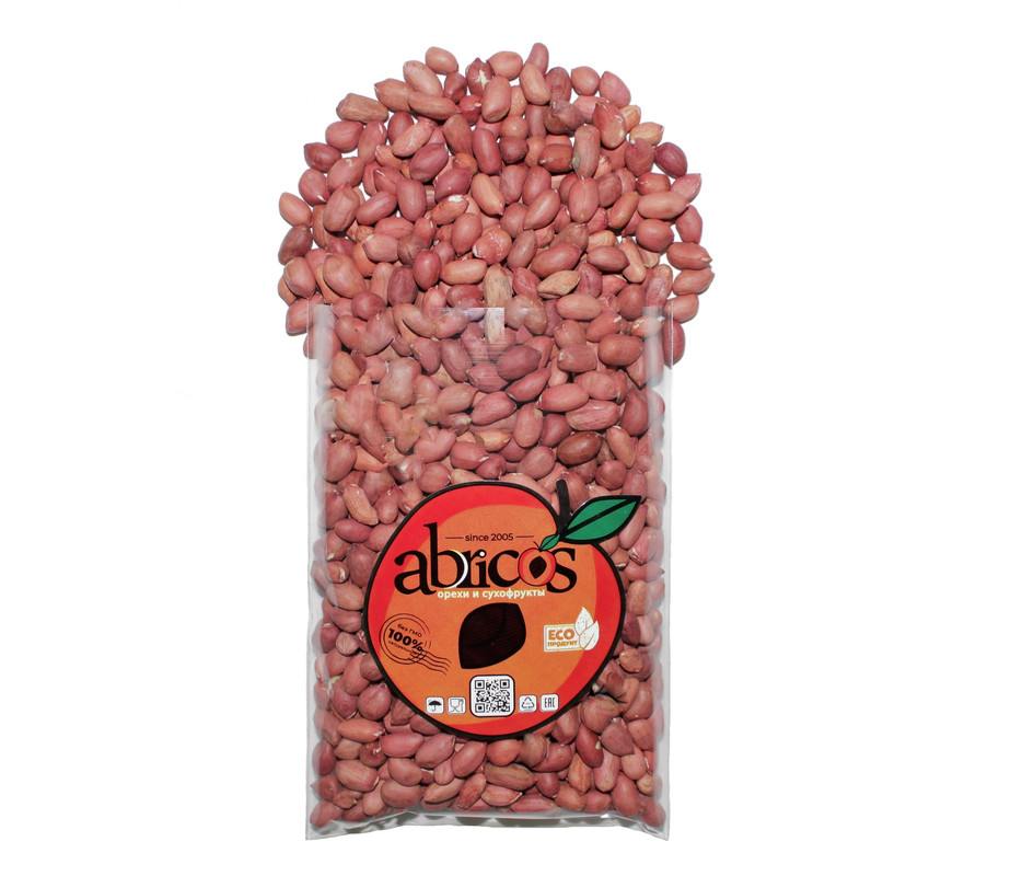 

Арахис сырой очищенный Узбекистан Abricos, 1 кг