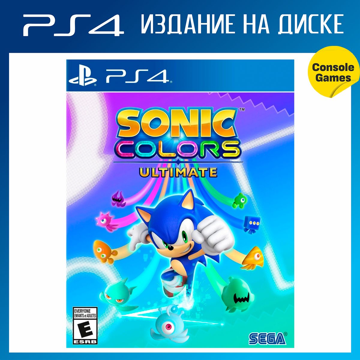 Игра Sonic Colors: Ultimate (PlayStation 4, полностью на иностранном языке)