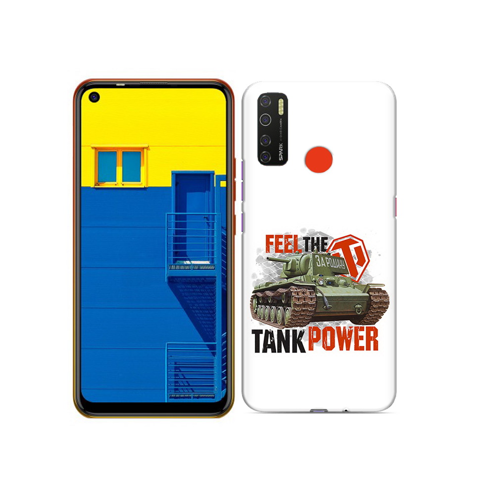 

Чехол MyPads Tocco для Tecno Spark 5 Танк, Tocco