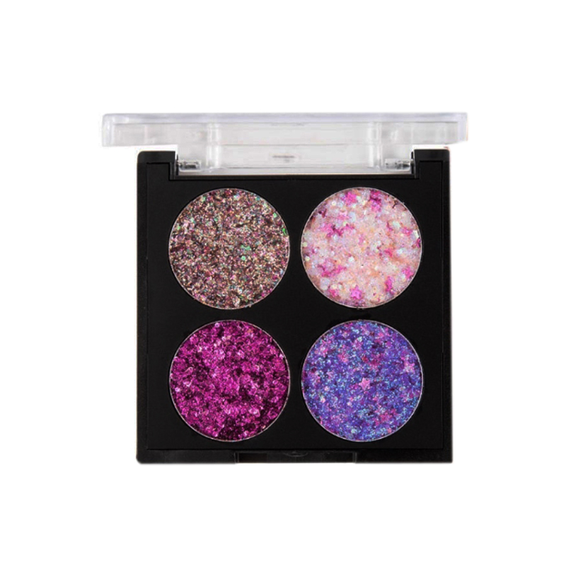 фото Глиттеры палетка handaiyan 4-х цветная glitter palette т.03 8 г