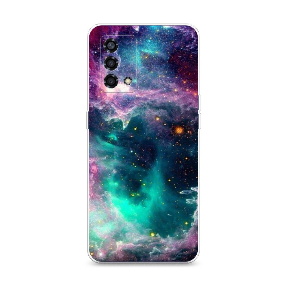 

Чехол на Oppo Reno 6 Lite "Звездные облака", Розовый;бежевый, 259550-2