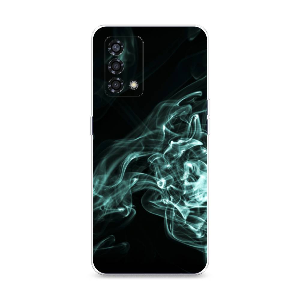 

Чехол на Oppo Reno 6 Lite "Дым", Голубой;черный, 259550-3