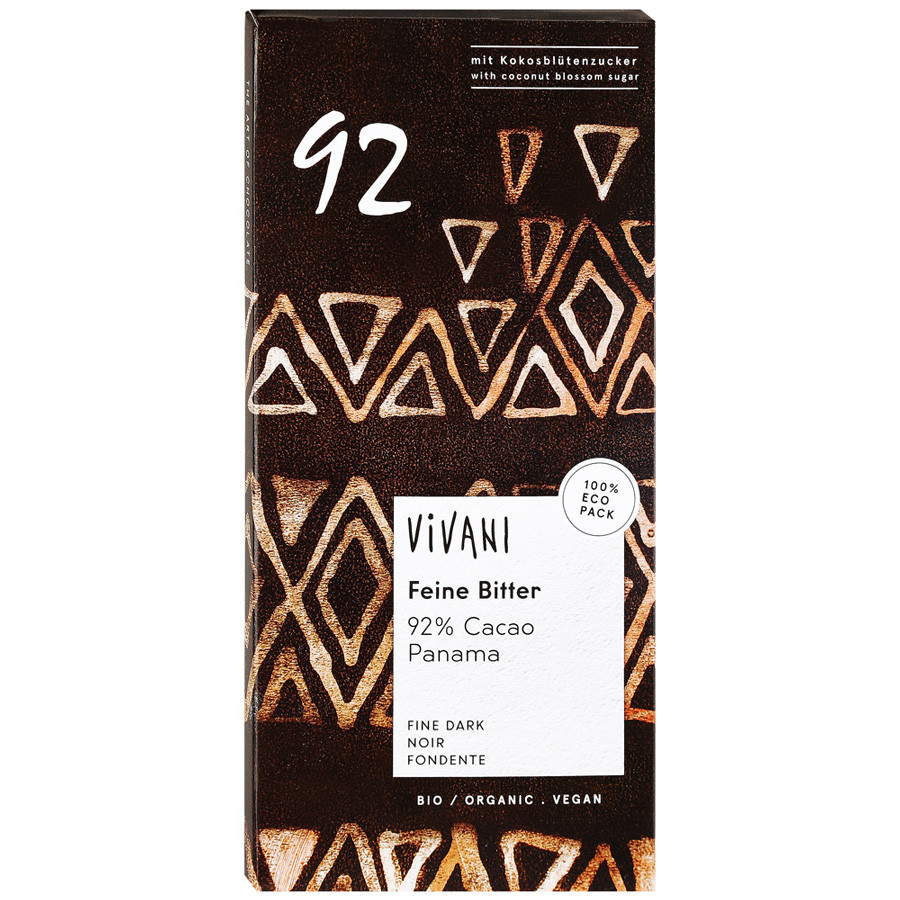 

Шоколад Vivani Горький 92% какао 80 г