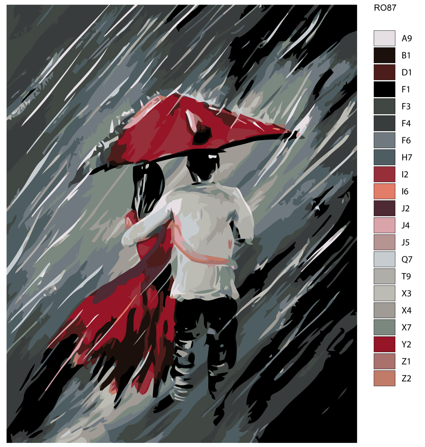 

Картина по номерам, Живопись по номерам, 48 х 60, RO87, RO87