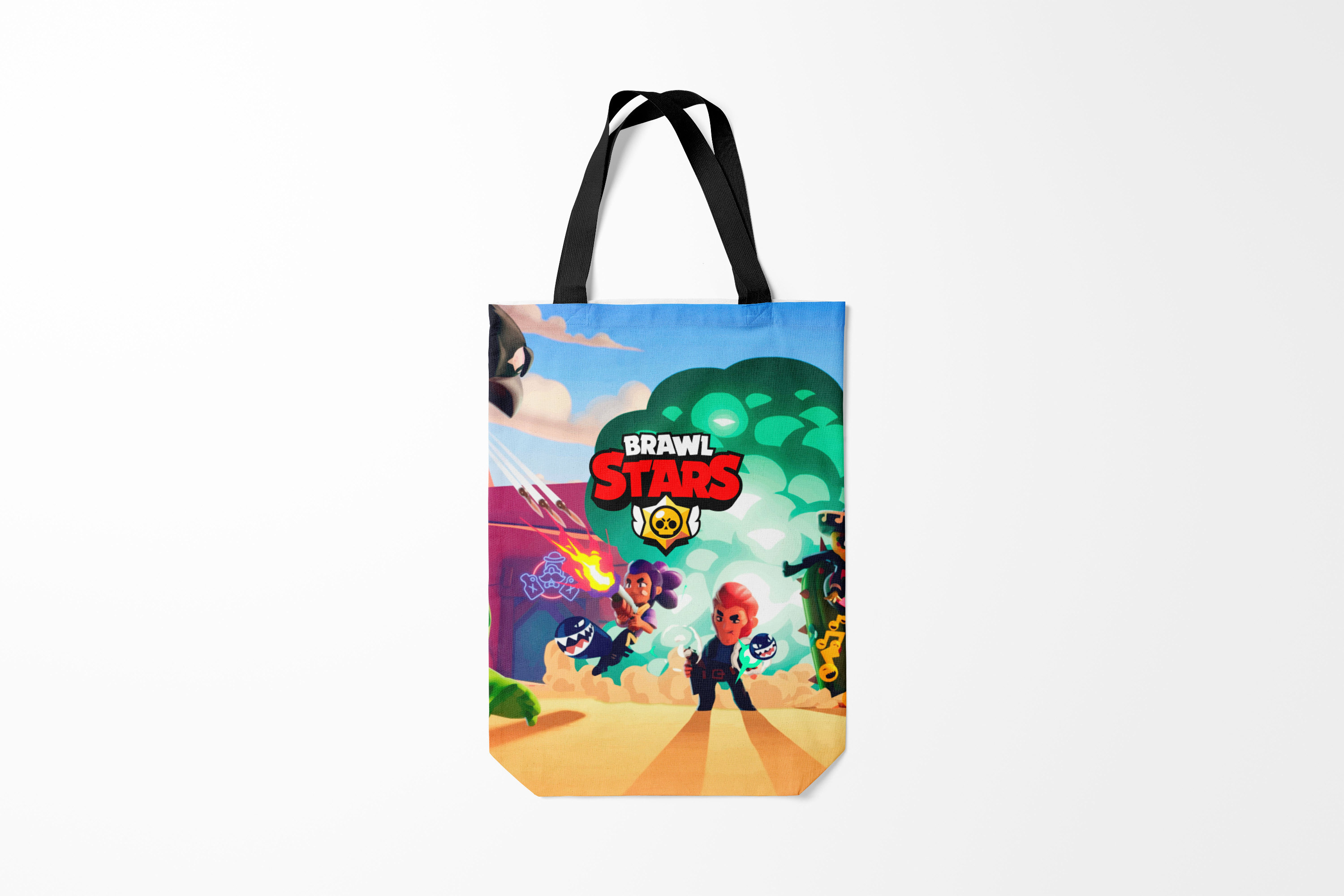 

Сумка шoппер унисекс Burnettie Brawl Stars,, Brawl Stars