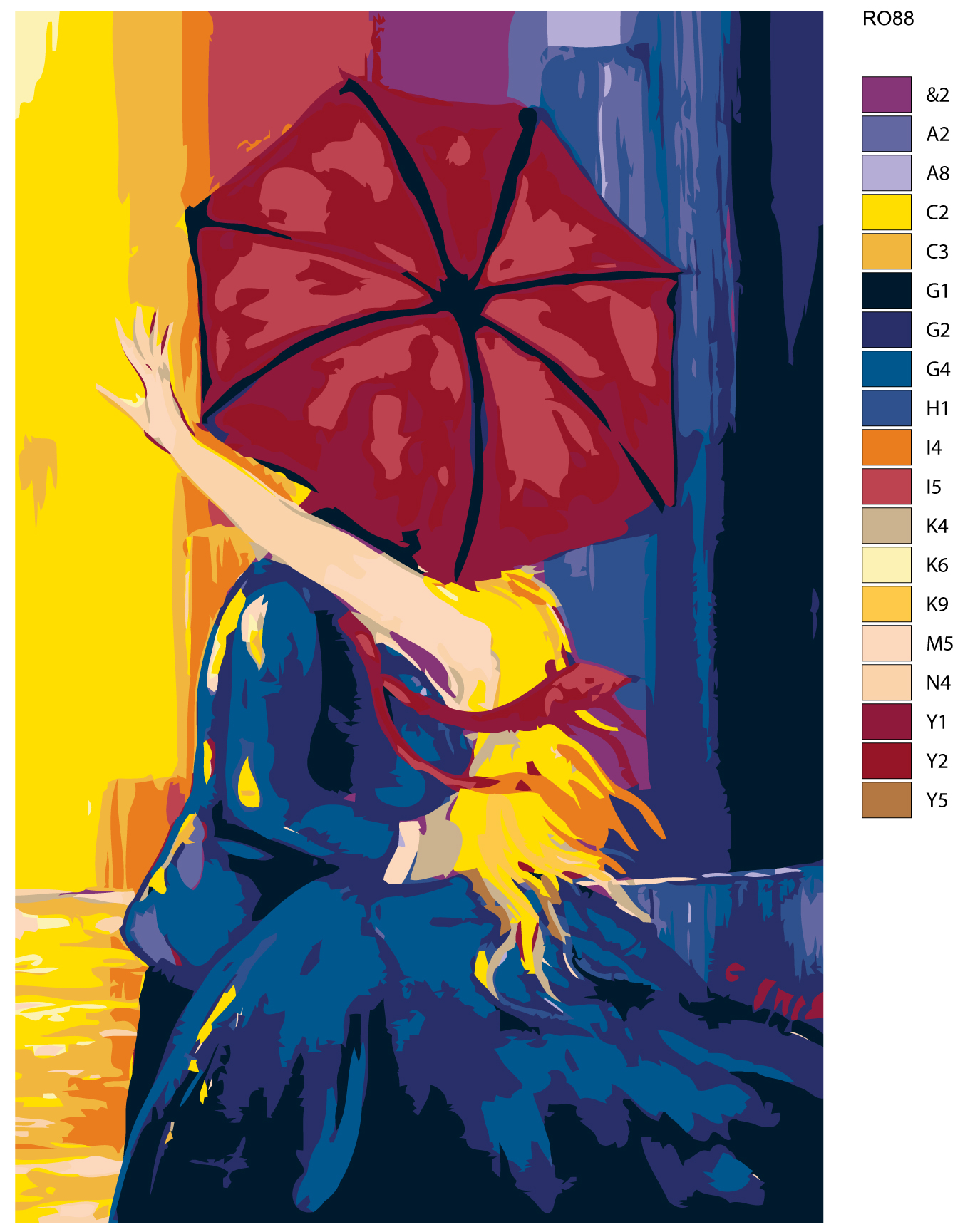 

Картина по номерам, Живопись по номерам, 60 x 90, RO88, RO88