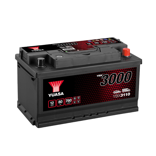 Аккумуляторная Батарея YUASA YBX3110-080 12v 80ah 760a