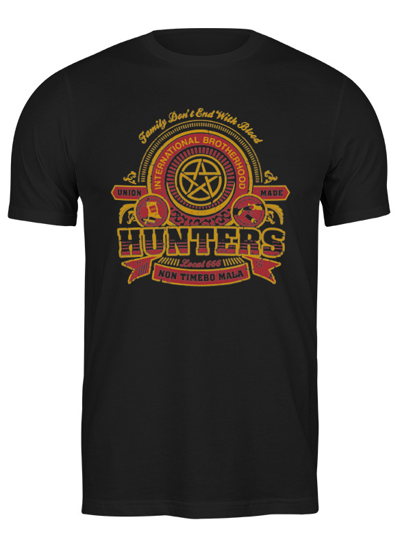

Футболка мужская Printio Hunters черная XL, Черный, Hunters