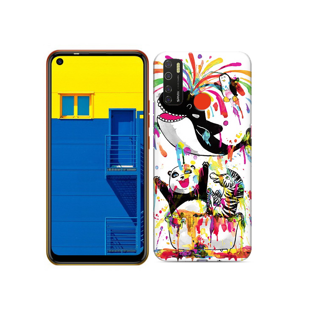 

Чехол MyPads Tocco для Tecno Spark 5 Хиппи кит, Tocco