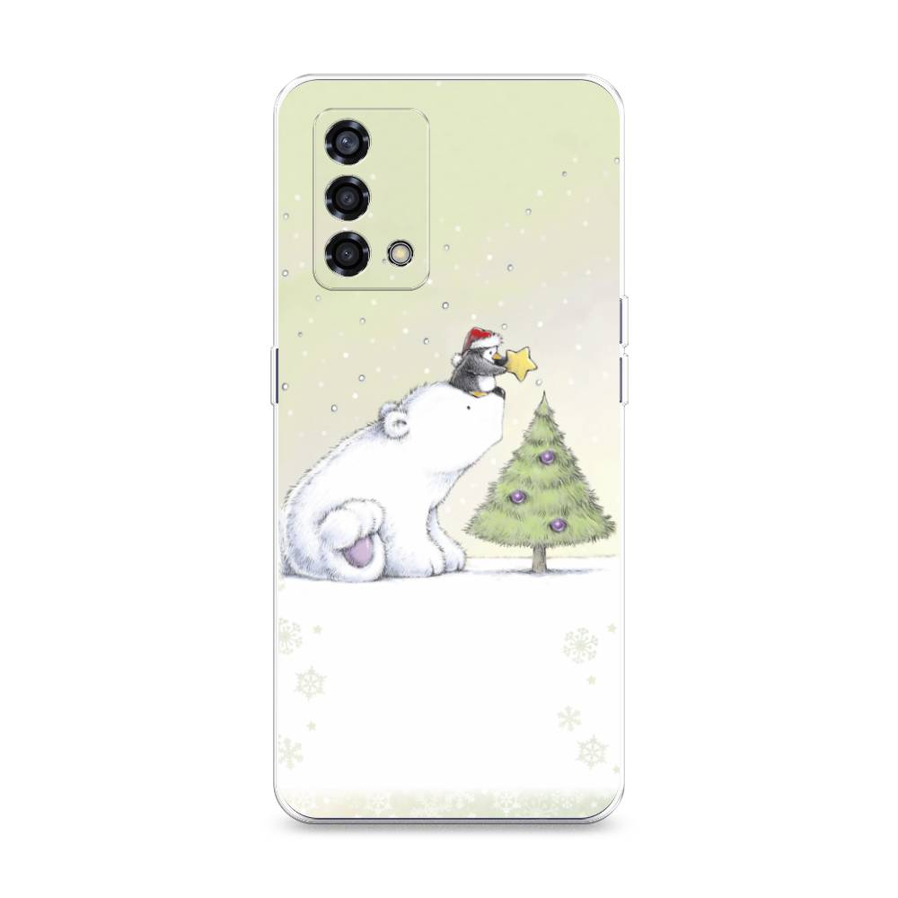 

Чехол на Oppo Reno 6 Lite "Украшение елки", Белый;бежевый, 259550-5