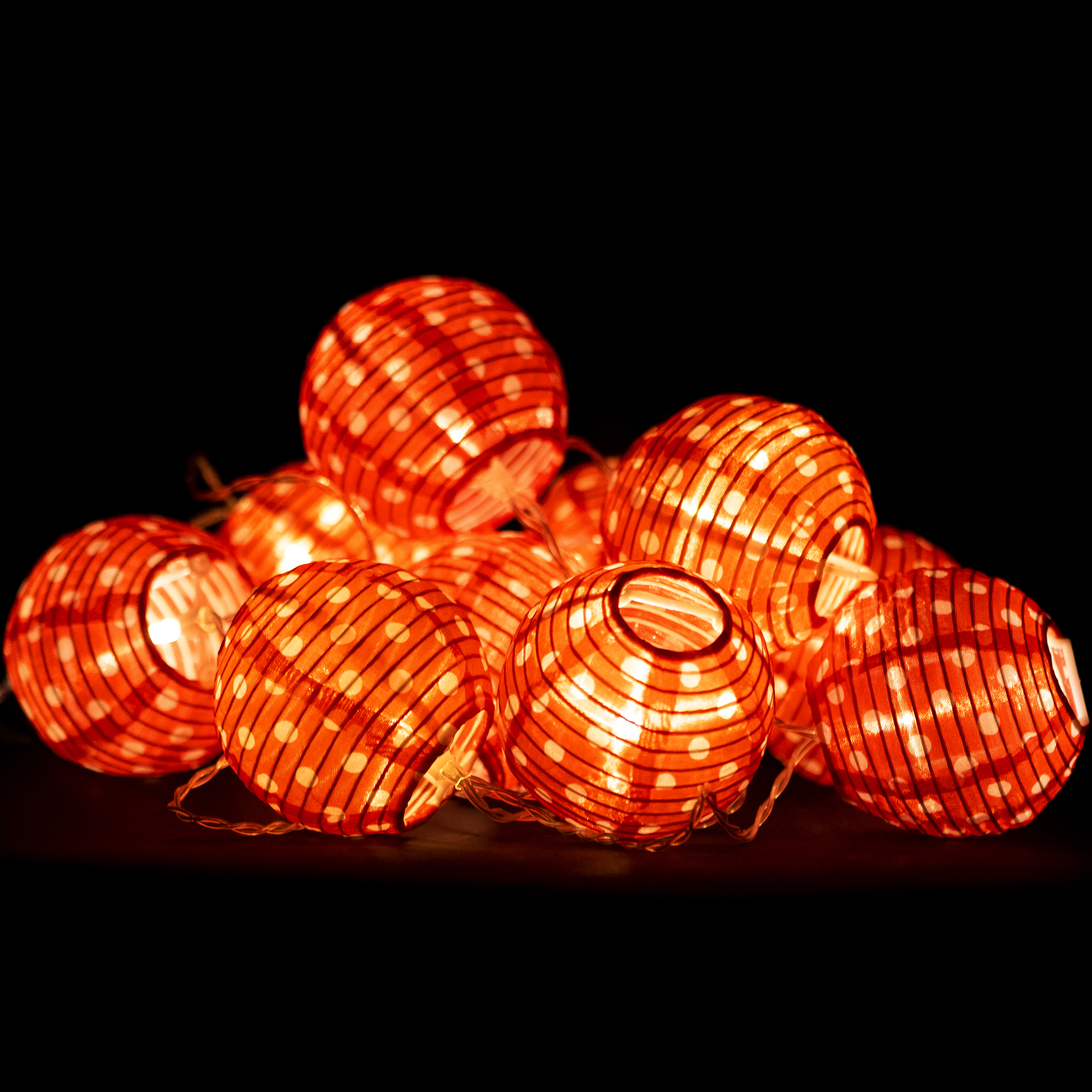 

Гирлянда садовая тканевая 10 LED Китайский фонарик 1,8 м