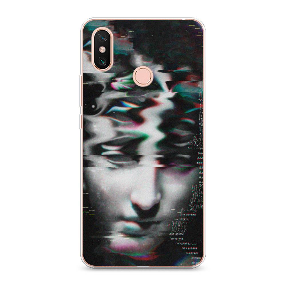 

Чехол Awog на Xiaomi Mi Max 3 "Glitch Art", Разноцветный, 34350-9