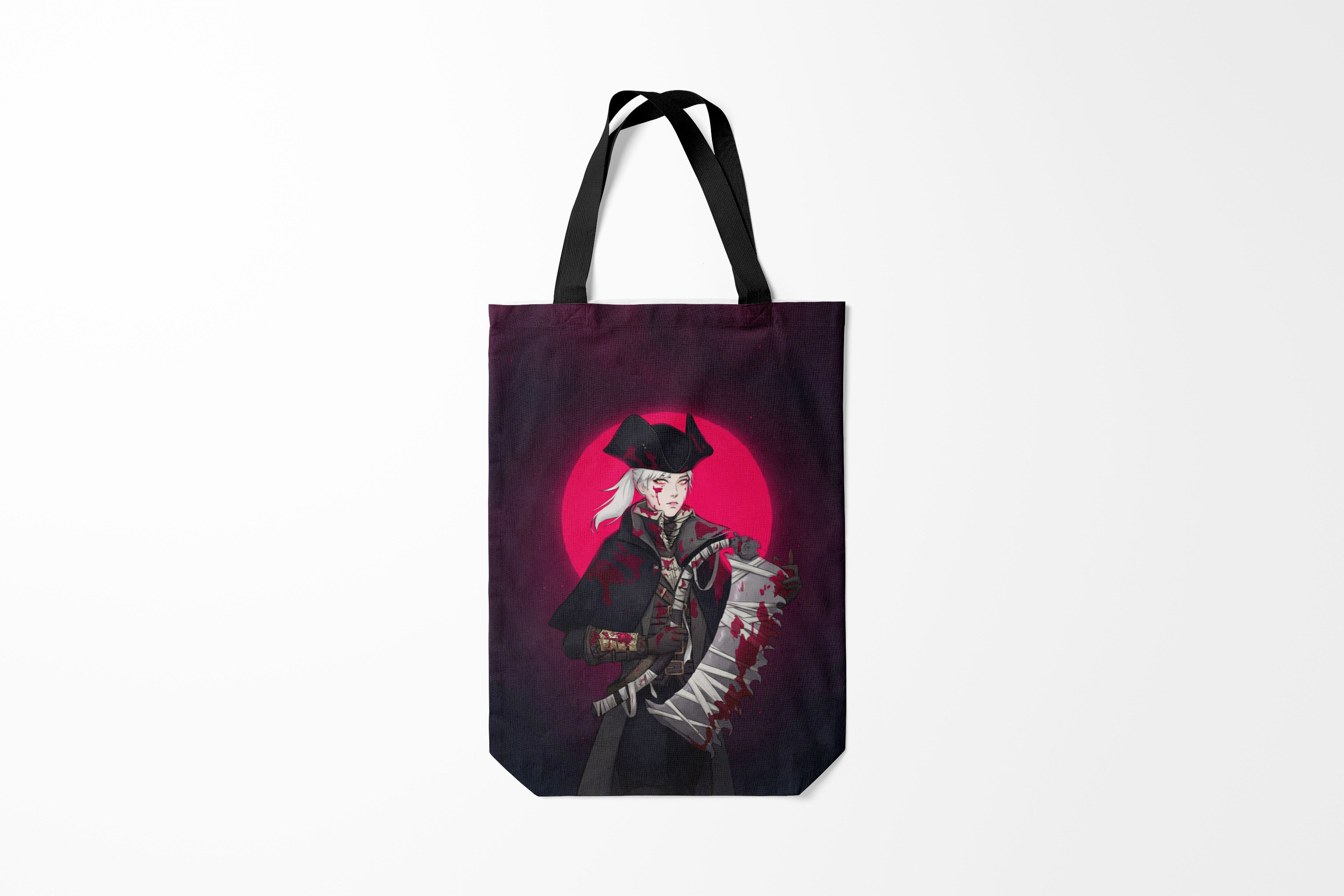 

Сумка шoппер унисекс Burnettie Bloodborne Охотница,, Bloodborne Охотница