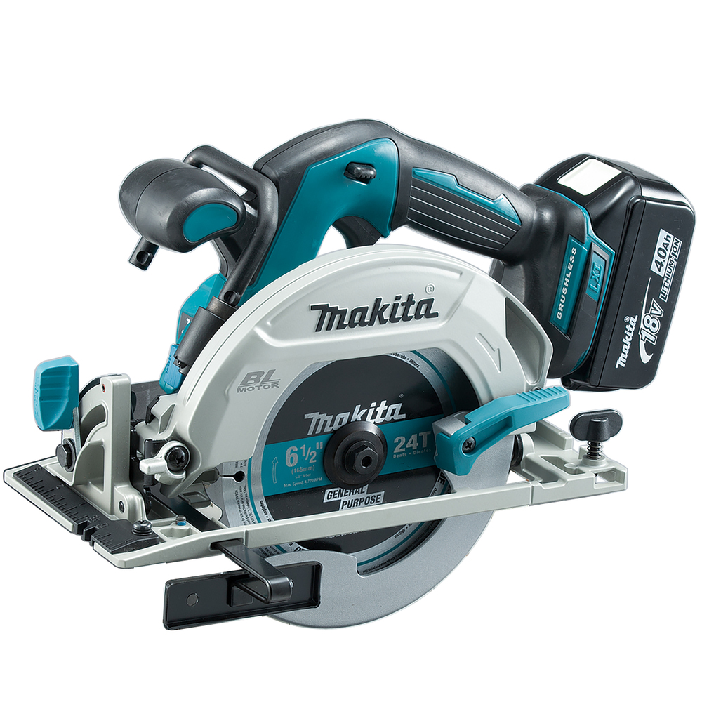 

Циркулярная пила аккумуляторная MAKITA DHS680RT1J LXT BL Makpac