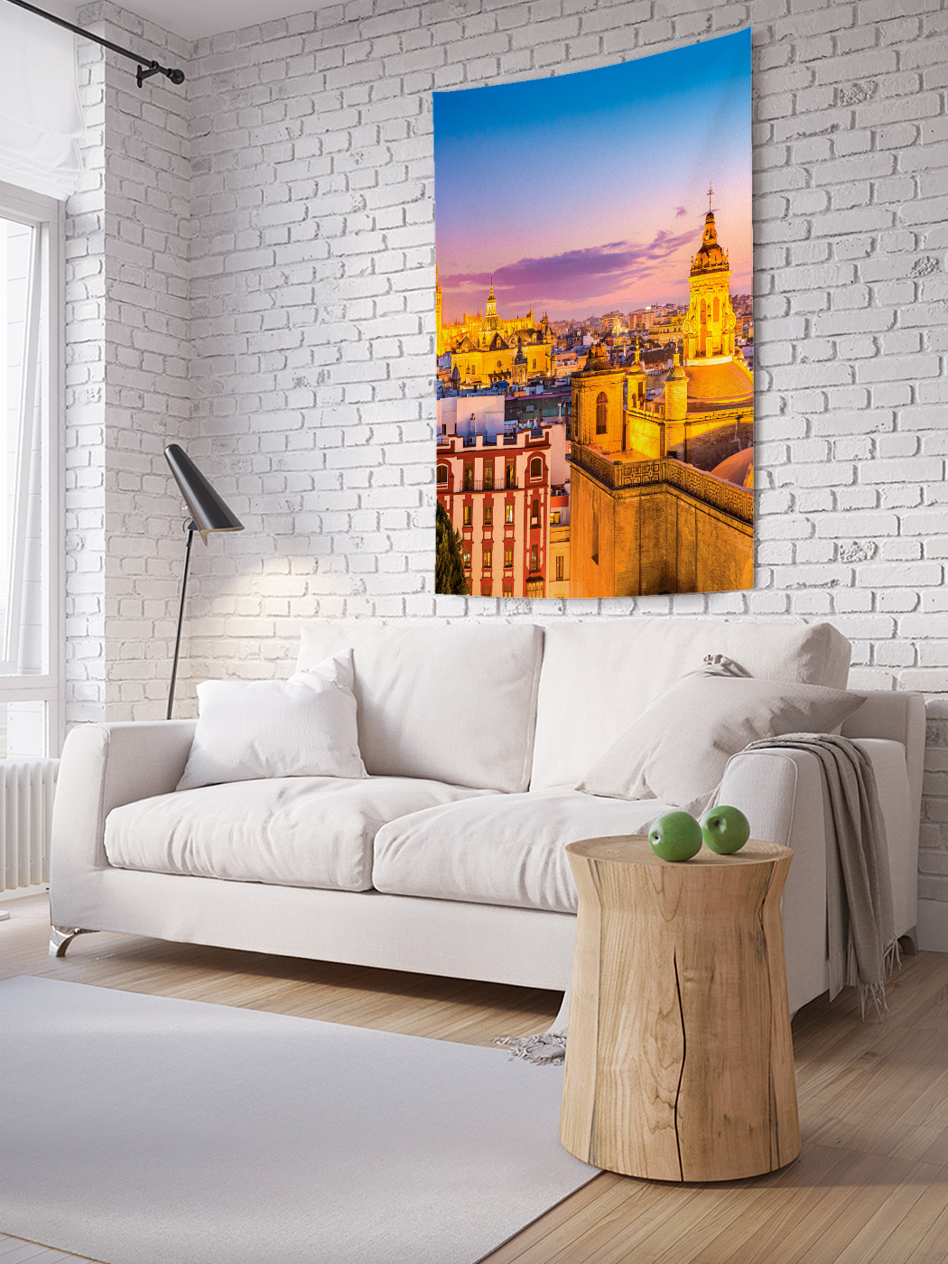 

Вертикальное фотопанно на стену JoyArty Пролетая над городом 100x150 см, Пролетая над городом