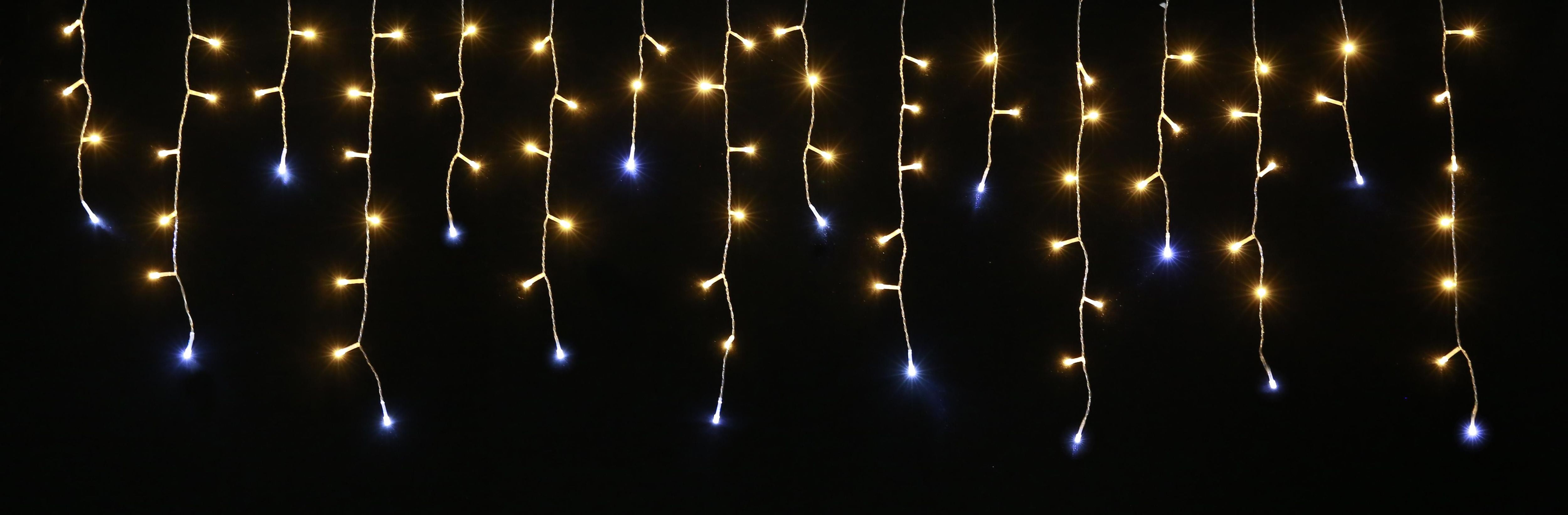 

Гирлянда бахрома SH LIGHTS теплобелый 2х0,35 метр