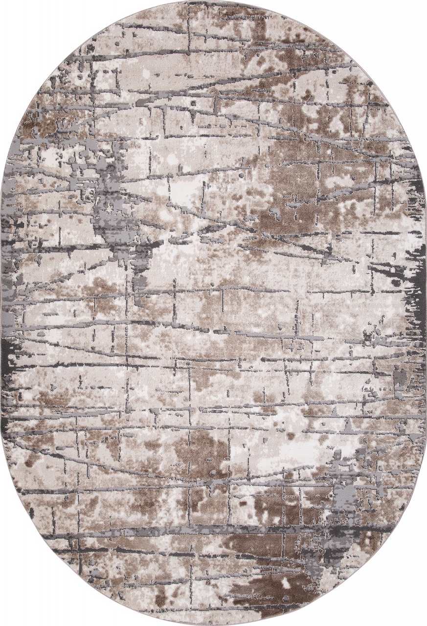 

Ковер турецкий AkTs 160x230 см серый, 03802-OV-AR