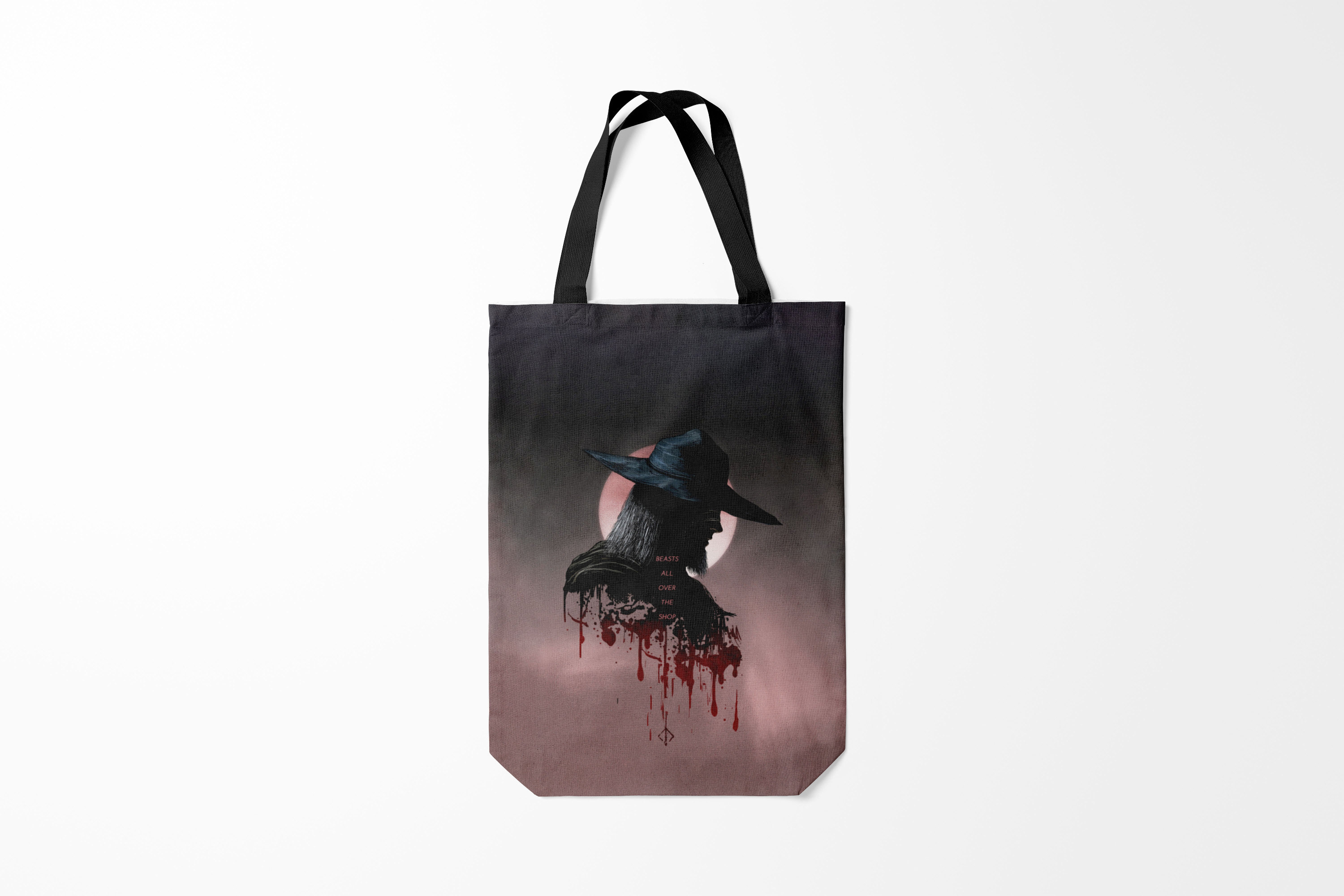 

Сумка шoппер унисекс Burnettie Bloodborne Blind Hunter,, Bloodborne Blind Hunter