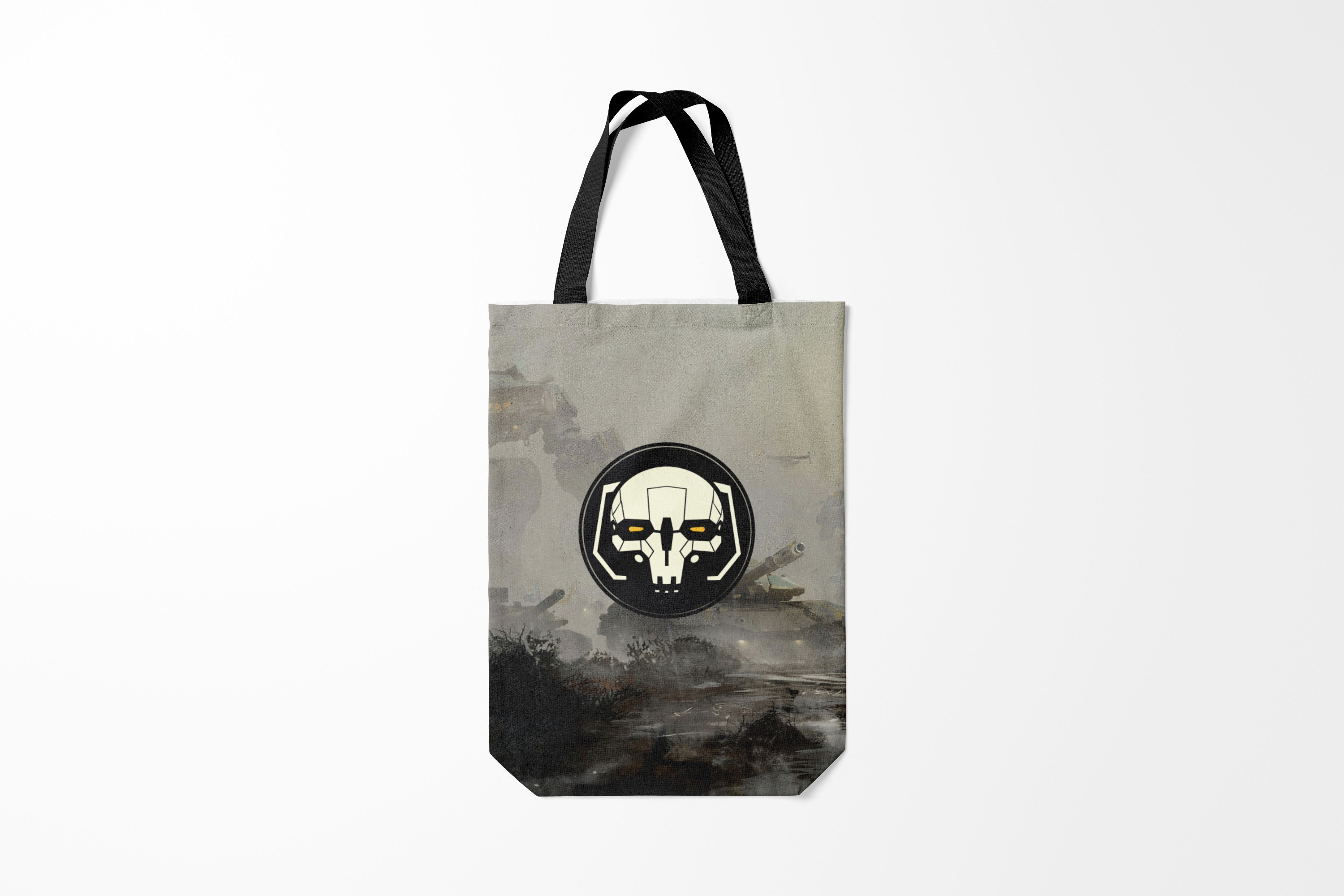 

Сумка шoппер унисекс Burnettie BattleTech SkulMech,, BattleTech SkulMech