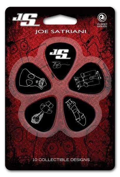 Набор медиаторов Planet Waves 1CBK4-10JS Joe Satriani, 10 шт