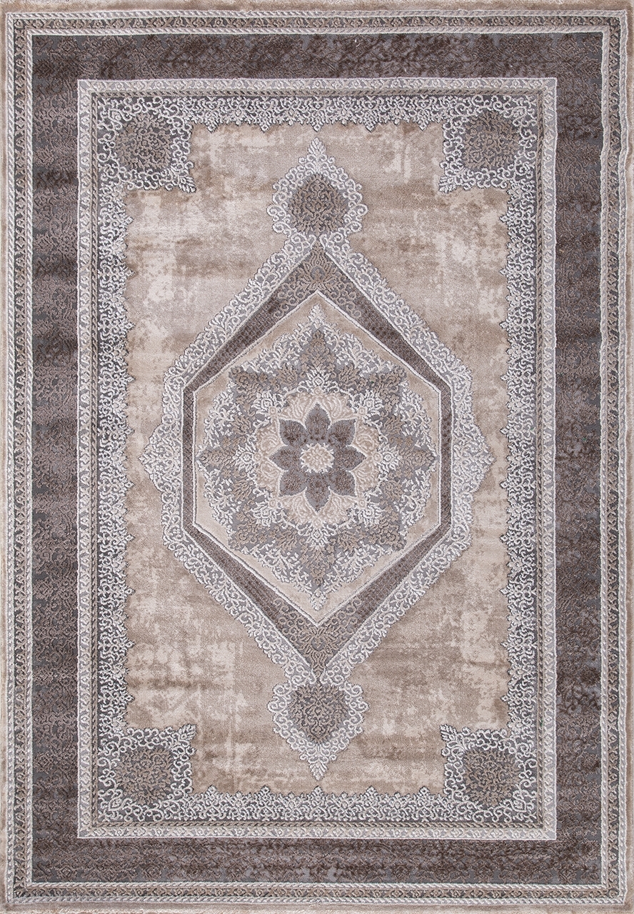 

Ковер турецкий AkTs 240x500 см серый, 04037-AR