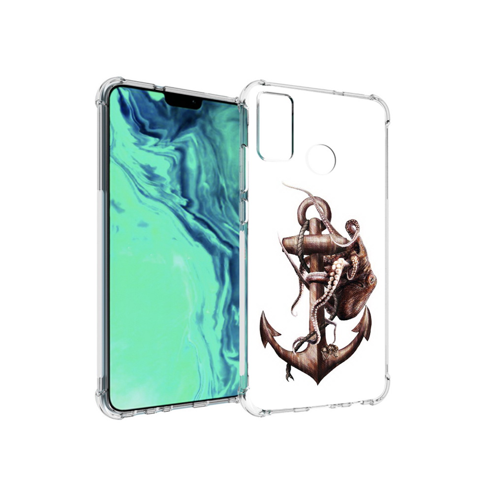 

Чехол MyPads Tocco для Huawei 9X Lite ржавый якорь, Прозрачный, Tocco