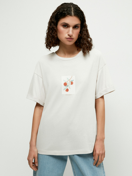 

Футболка женская ZARINA 2265516461-61 бежевая XL, 2265516461-61