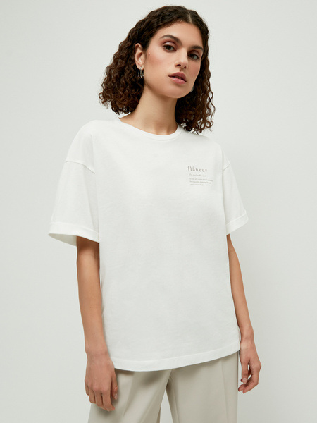 

Футболка женская ZARINA 2265516463-1 белая M, 2265516463-1