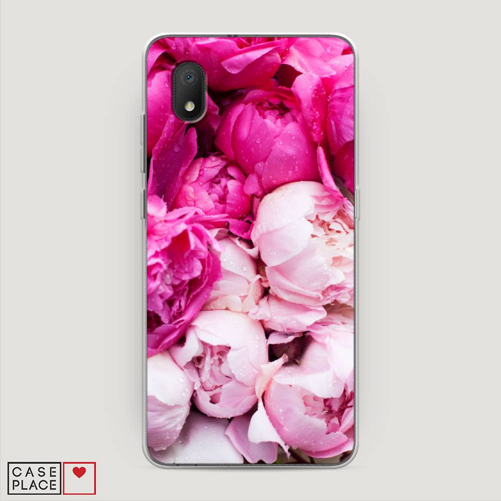 

Чехол Awog на Alcatel 1B (2020) 5002D / Алкатель 1B (2020) 5002D "Пионы розово-белые", 171150-8