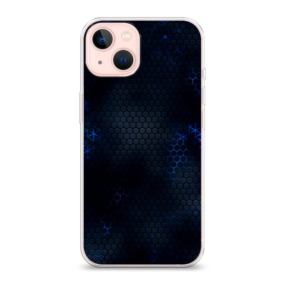 

Чехол Awog на Apple iPhone 13 / Айфон 13 "Фон соты синие", 14250-3