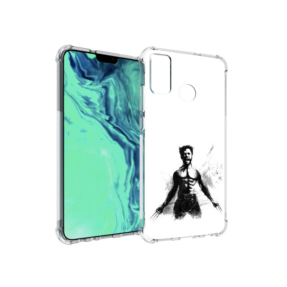 

Чехол MyPads Tocco для Huawei 9X Lite росомаха, Прозрачный, Tocco