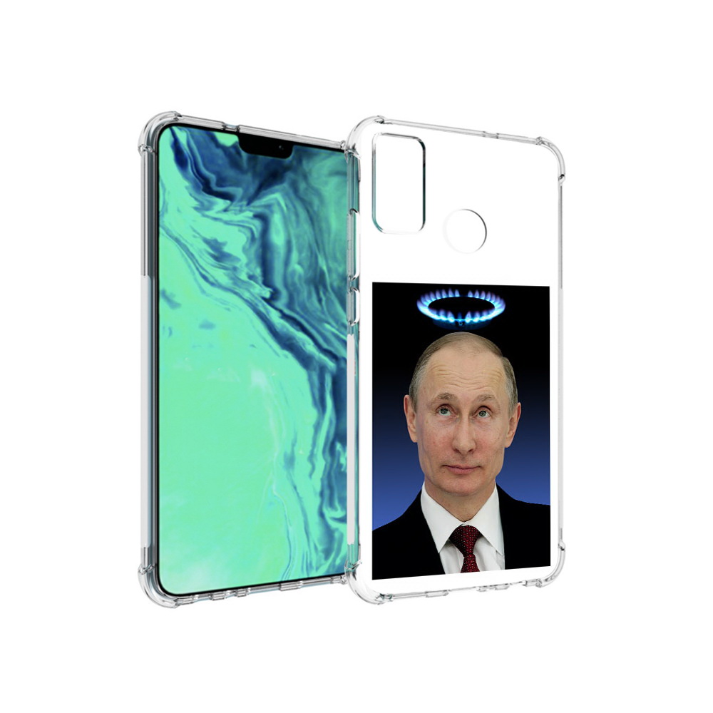 

Чехол MyPads Tocco для Huawei 9X Lite святой газ, Прозрачный, Tocco