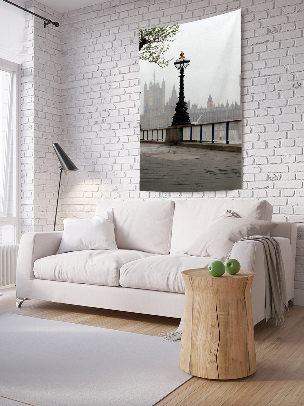 

Вертикальное фотопанно на стену JoyArty Хмурый Лондон 100x150 см, Хмурый Лондон
