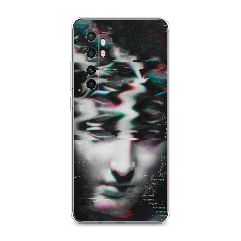 

Чехол Awog на Xiaomi Mi Note 10 Lite "Glitch Art", Разноцветный, 38450-9