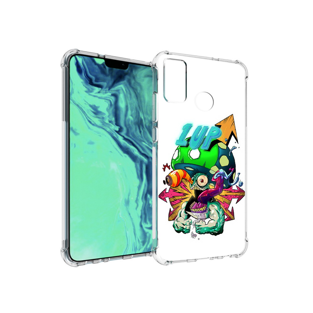 

Чехол MyPads Tocco для Huawei 9X Lite сильный гриб абстракция, Прозрачный, Tocco