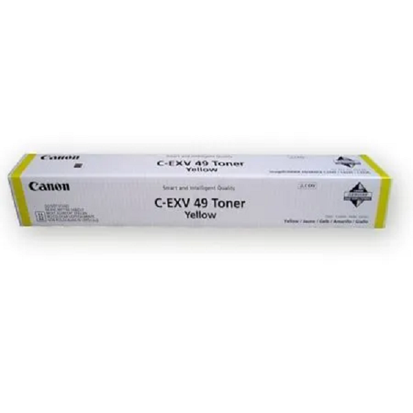 

Тонер Canon C-EXV49Y, для iR-ADV C33xx, желтый, туба, C-EXV49Y