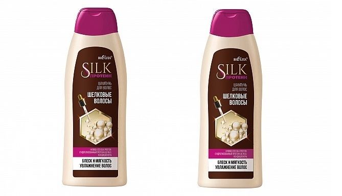 

Шампунь Белита для волос Silk Protein, шелковые волосы, 500 мл, 2 шт