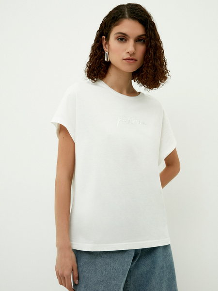 

Футболка женская ZARINA 2266504410-1 белая XL, 2266504410-1