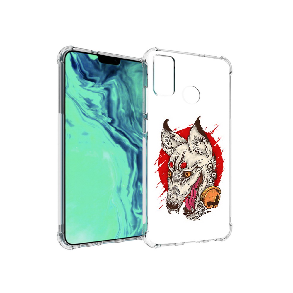 

Чехол MyPads Tocco для Huawei 9X Lite страшная собака, Прозрачный, Tocco
