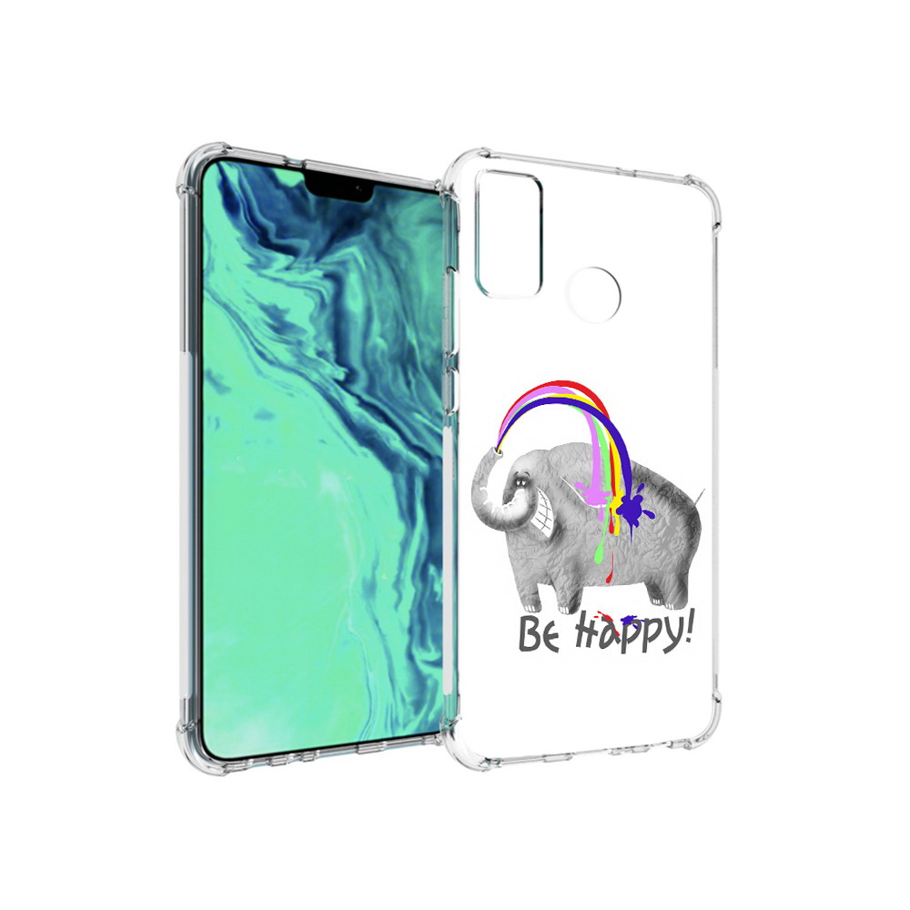 

Чехол MyPads Tocco для Huawei 9X Lite счастливый слон, Прозрачный, Tocco