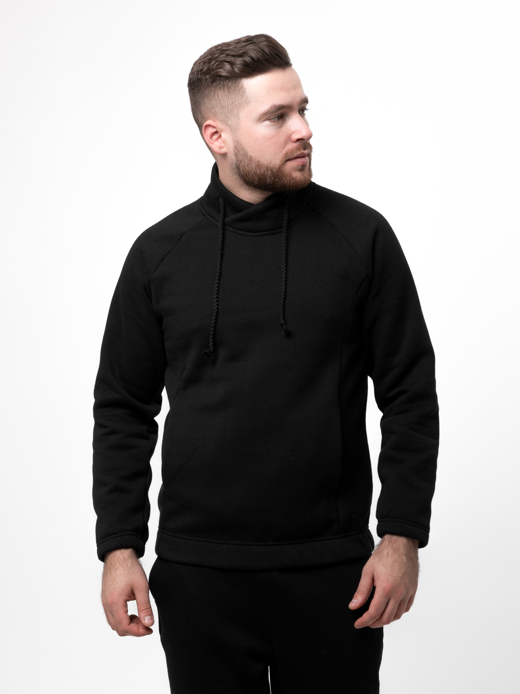 

Худи мужское BLACKSI 4341 черное 3XL, Черный, 4341