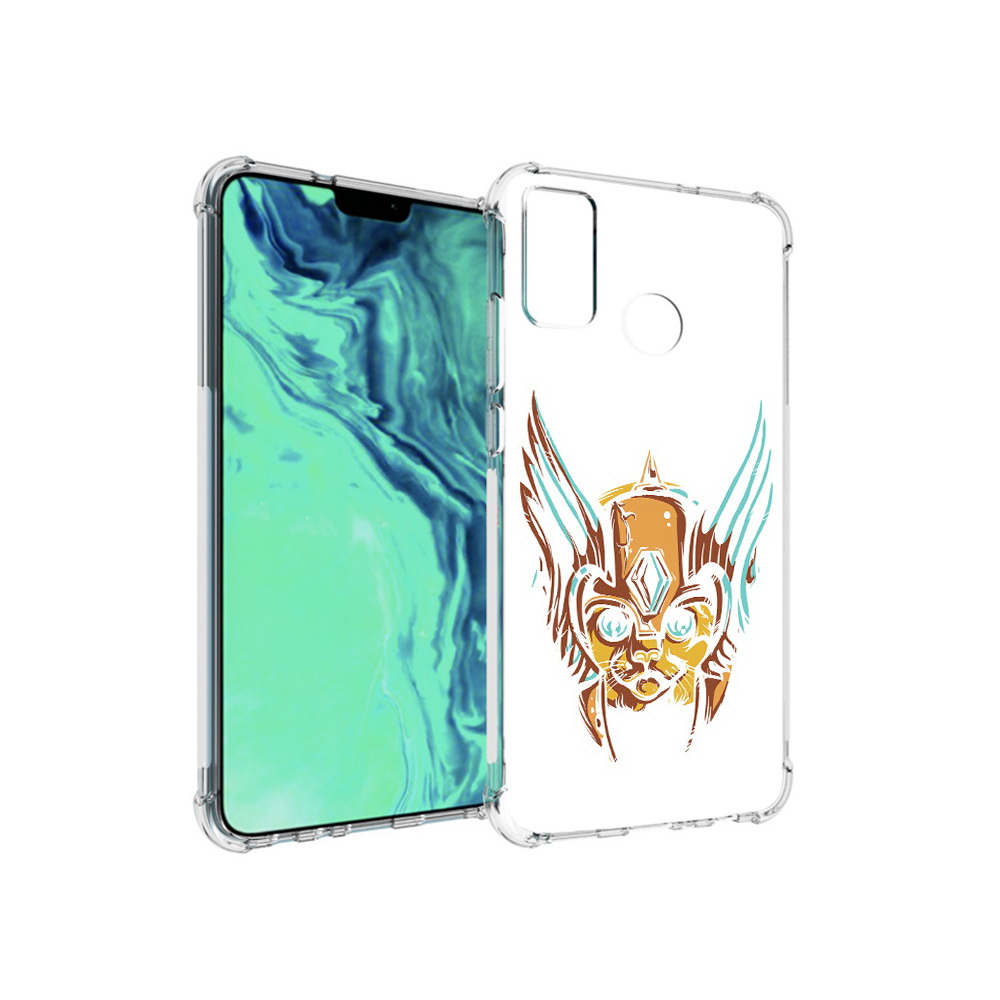 

Чехол MyPads Tocco для Huawei 9X Lite тор абстракция, Прозрачный, Tocco