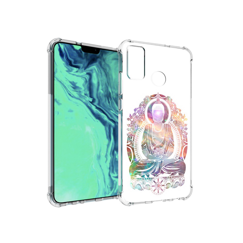 Чехол MyPads Tocco для Huawei 9X Lite умный мужчина абстракция