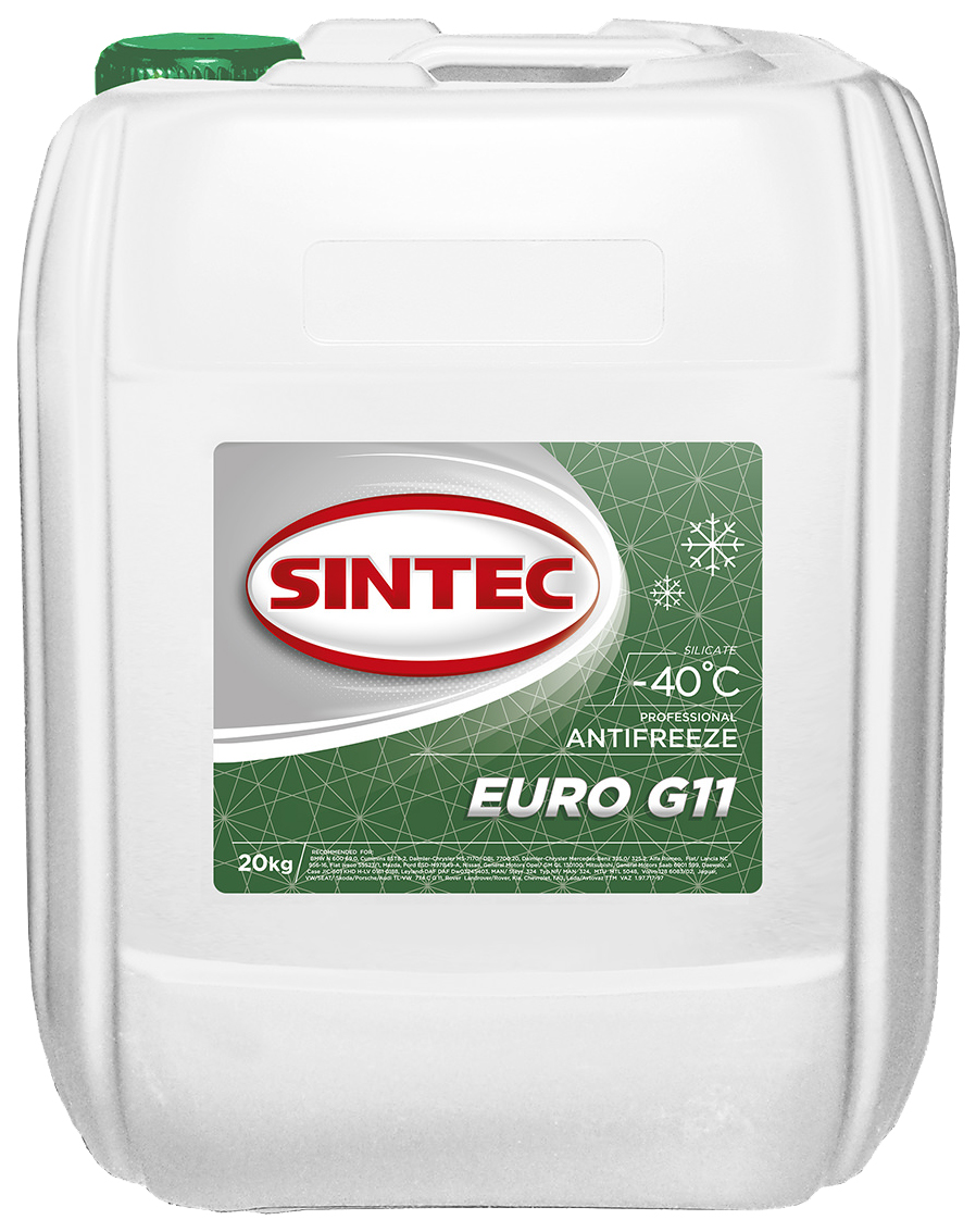 фото Sintec 800521 sintec антифриз -40 euro 20 кг